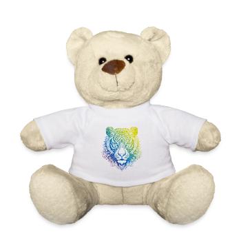 Tiger Mandala Boho - Teddy - Weiß - Vorne