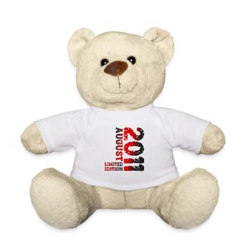 2011 August Limited Edition 12. Geburtstag Outfit - Teddy - Weiß - Vorne