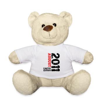 2011 August Limited Edition 12. Geburtstag Outfit - Teddy - Weiß - Vorne