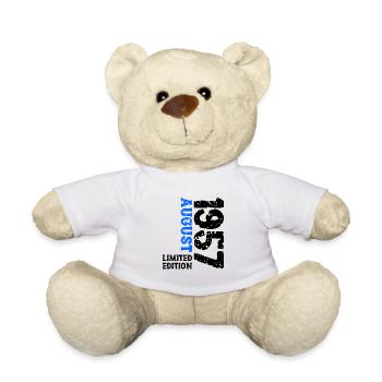 1957 August Limited Edition 66. Geburtstag Outfit - Teddy - Weiß - Vorne