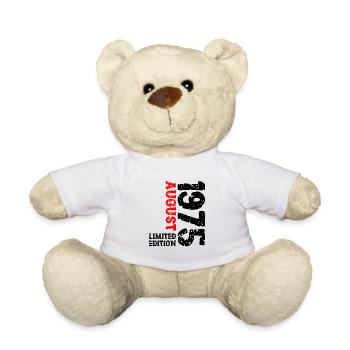 1975 August Limited Edition 48. Geburtstag Outfit - Teddy - Weiß - Vorne