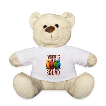 Parrot Squad Parrot Whisperer Funny Birds Quaker - Teddy Bear - white - Front
