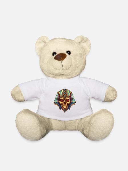 Crâne de pharaon - Nounours - blanc