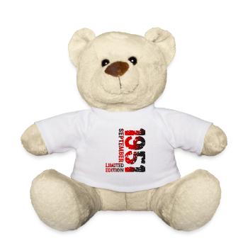 1951 Septembre Edition Limitée 72e Anniversaire Déco - Nounours - blanc - Devant