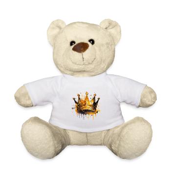 Krone Symbol Gold - Teddy - Weiß - Vorne