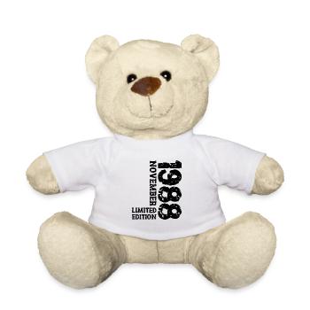 1988 novembre édition limitée 35e anniversaire décoration - Nounours - blanc - Devant