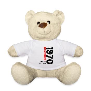 1970 ' s novembre Limited Edition 53e anniversaire décoration - Nounours - blanc - Devant