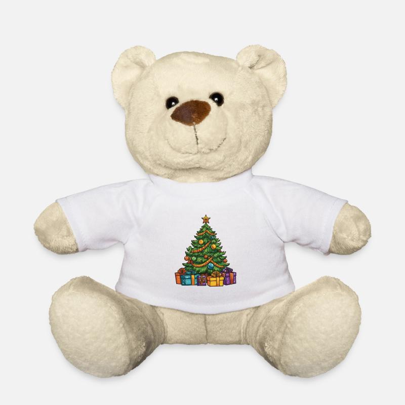 Tanne Weihnachten Weihnachtsbaum - Teddy - Weiß
