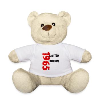 1965 édition limitée anniversaire cadeau femme mari - Nounours - blanc - Devant