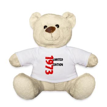 1973 édition limitée anniversaire cadeau femme mari - Nounours - blanc - Devant