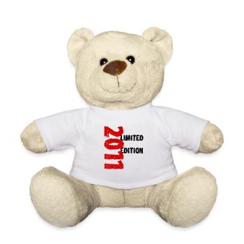 Cadeau amusant pour le 12e anniversaire en édition limitée 2011 - Nounours - blanc - Devant
