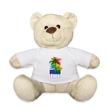 Prag 2024 Urlaub Palmen Bunt - Teddy - Weiß - Vorne