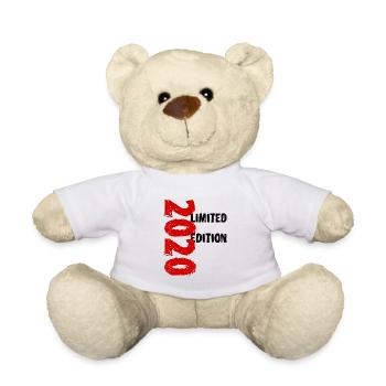 Cadeau amusant pour le 3e anniversaire en édition limitée 2020 - Nounours - blanc - Devant