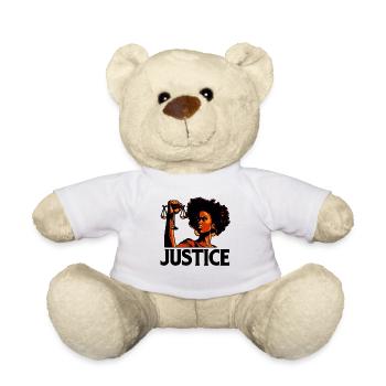 Gerechtigkeit - Teddy - Weiß - Vorne