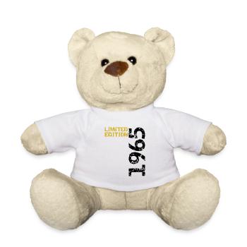 1965 édition limitée anniversaire cadeau femme mari - Nounours - blanc - Devant