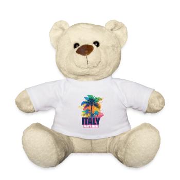 Vacances de l’équipage de fête en Italie - Nounours - blanc - Devant