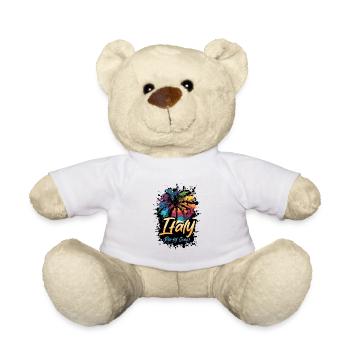 Vacances de l’équipage de fête en Italie - Nounours - blanc - Devant