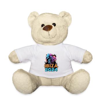 Ibiza 2024 Tour - Teddy Bear - white - Front