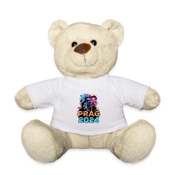 Prague 2024 Tour - Teddy Bear - white - Front