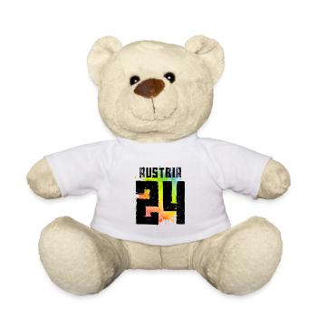 Austria 24 Jersey 2024 Austria - Teddy Bear - white - Front
