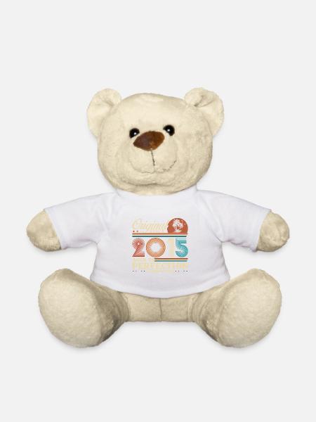 2015 Vintage Retro Cadeau D’anniversaire - Nounours - blanc