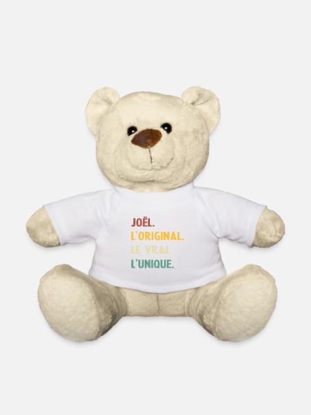 Joël l original le vrai l unique - Nounours - blanc