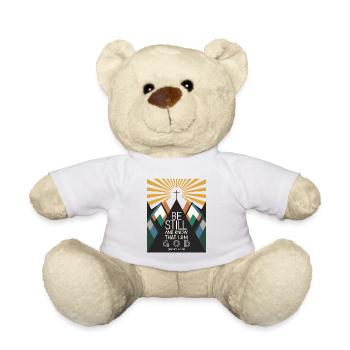 Sois tranquille et sache que je suis dieu - Nounours - blanc - Devant
