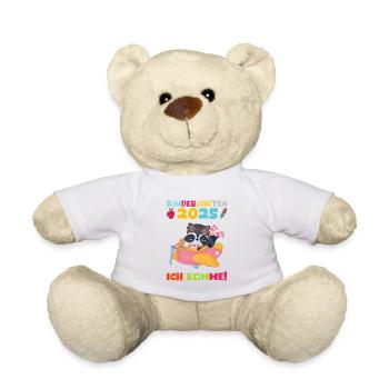 kiKindergarten 2025 Kids Gift Kita 2025 Decoration - Teddy Bear - white - Front