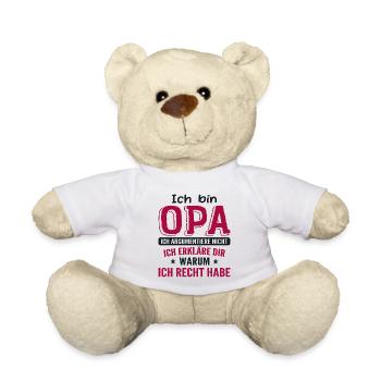 Grandpa's Grandpa's Gift - Teddy Bear - white - Front