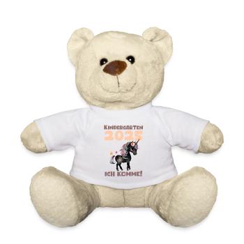 Kindergarten 2025 Girl Gift Kita 2025 Decoration - Teddy Bear - white - Front