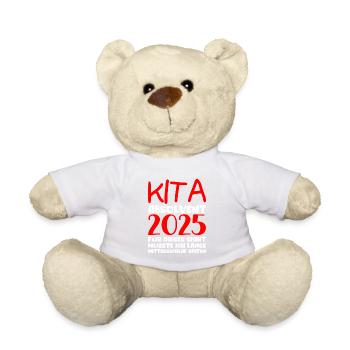Farewell Kindergarten 2025 Gift Girl Boys - Teddy Bear - white - Front