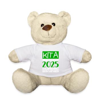 Farewell Kindergarten 2025 Gift Girl Boys - Teddy Bear - white - Front