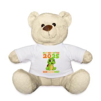 Kindergarten 2025 Kids Gift Kita 2025 Decoration - Teddy Bear - white - Front