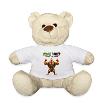 Puissance végétalienne dinde - Nounours - blanc - Devant
