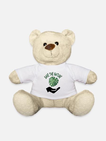 Nature Conservation Nature Lovers Nature Climate Gift - Nounours - blanc