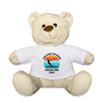 Ski nautique, ski nautique, skieurs nautiques - Nounours - blanc - Devant