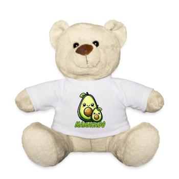 Mamacado enceinte d’un bébé avocat - Nounours - blanc - Devant