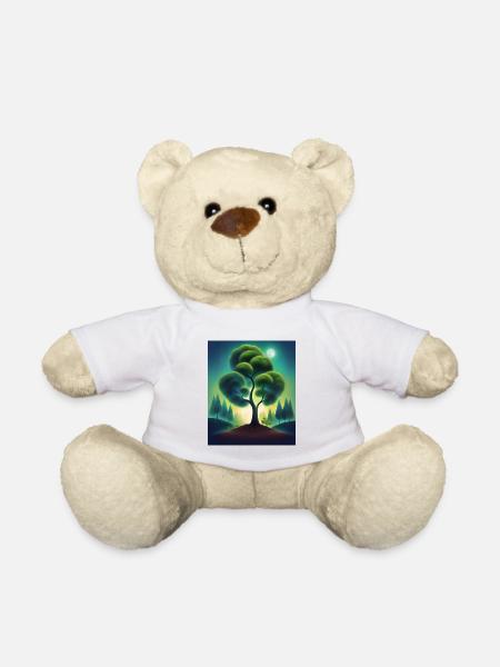 Pflanzen Sie Bäume und retten Sie den Planeten - Teddy - Weiß