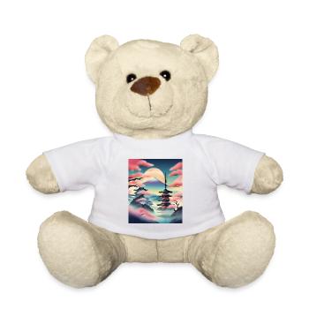 Beautiful japanese view - Teddy Bear - white - Front