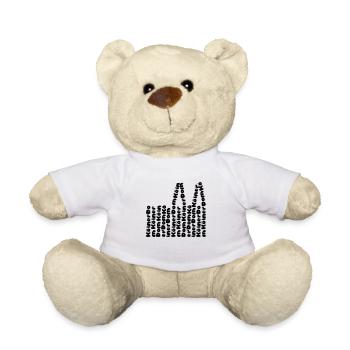 Kölner Dom - Teddy - Weiß - Vorne