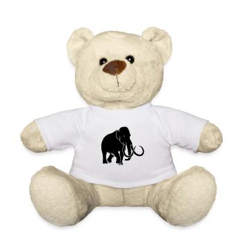 mammut mammoth steinzeit jäger höhle elefant - Teddy - Weiß - Vorne
