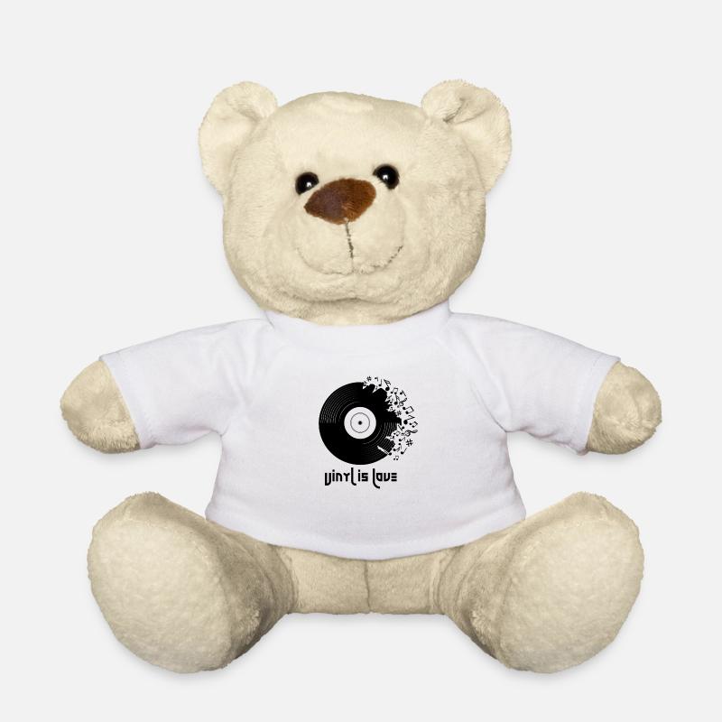 Le vinyle est amour - Nounours - blanc
