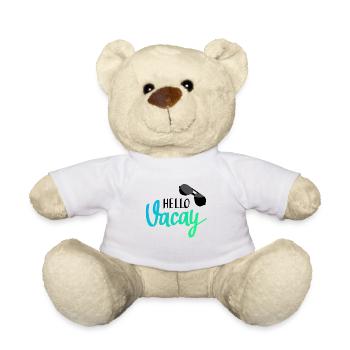 Bonjour vacay! - Nounours - blanc - Devant