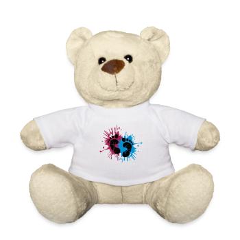 Tinte Baby Füße - Teddy - Weiß - Vorne