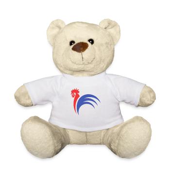 Der französische Hahn - Teddy - Weiß - Vorne