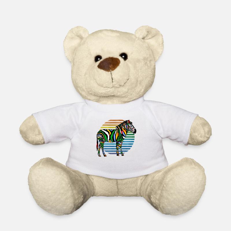 zèbre - Nounours - blanc