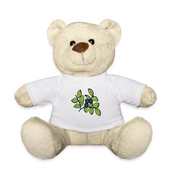 Bilberries - Teddy Bear - white - Front