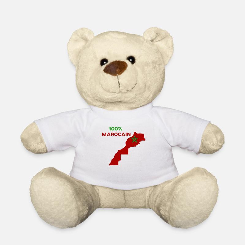 100% MAROCAIN 100% Sahara marocain - Nounours - blanc