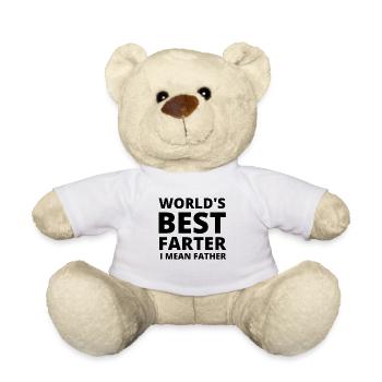 le meilleur farter du monde, je veux dire père - Nounours - blanc - Devant