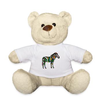 Zebra - Teddy - Weiß - Vorne